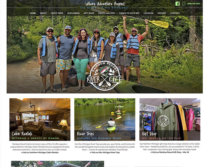 Cabins at Rainbow Resort and Livery