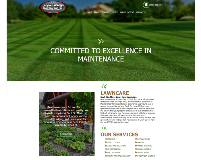 Best Maintenance & Lawn Care of Sault Ste. Marie MI